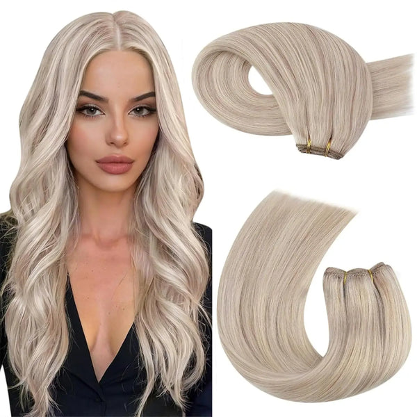 Moresoo Double Wefted Remy Human Hair Bundles