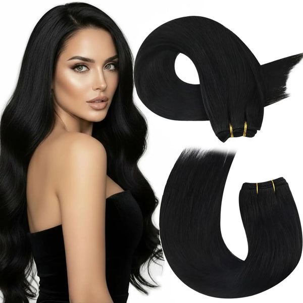 Moresoo Double Wefted Remy Human Hair Bundles
