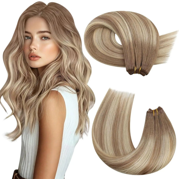 Moresoo Double Wefted Remy Human Hair Bundles