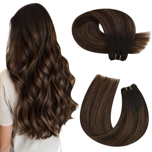 Moresoo Double Wefted Remy Human Hair Bundles