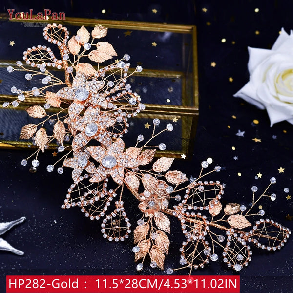 YouLaPan Rhinestone Hair Jewelry