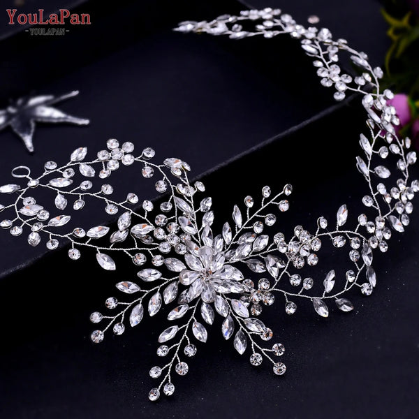 You LaPan Rhinestone Wedding Bride Headdress