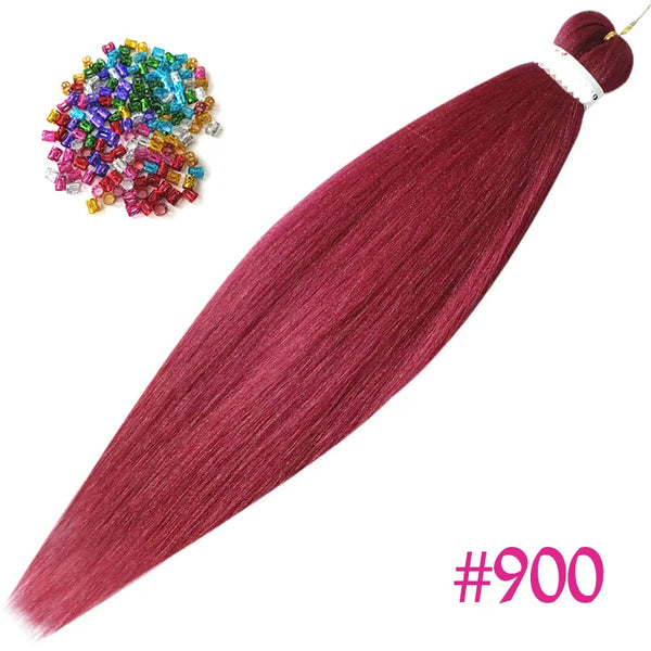 Lihui Synthetic Pre Stretched Yaki Straight Bundles
