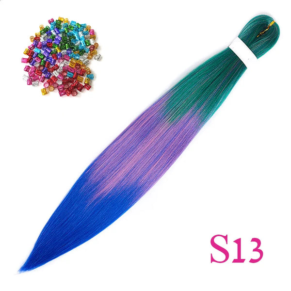 Lihui Synthetic Pre Stretched Yaki Straight Bundles