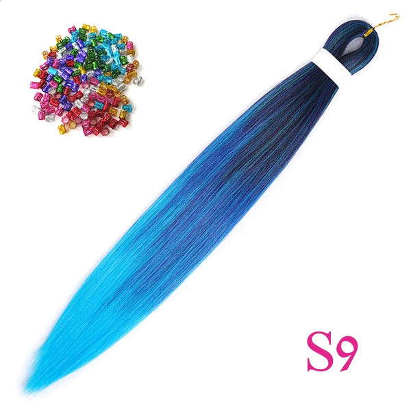 Lihui Synthetic Pre Stretched Yaki Straight Bundles