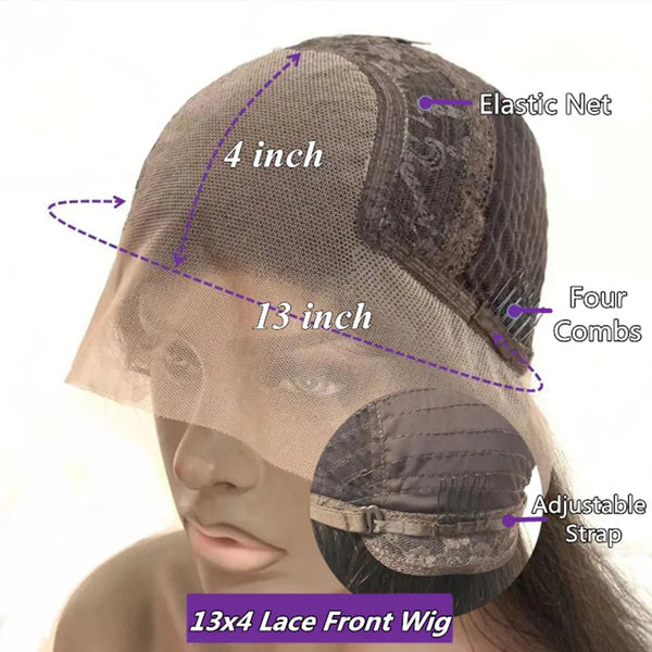 Anlimeer Brazilian Highlighted Body Wave Remy Human Hair Wig