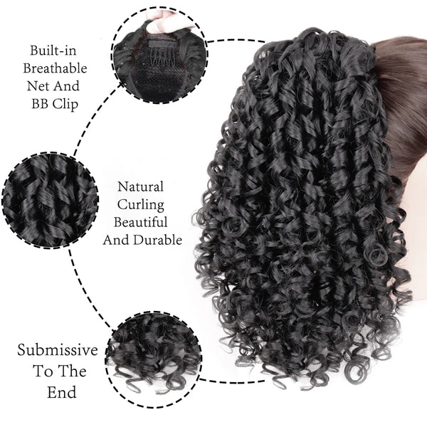 AZQUEEN Synthetic Heat-Resistant Ponytail