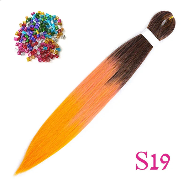 Lihui Synthetic Pre Stretched Yaki Straight Bundles