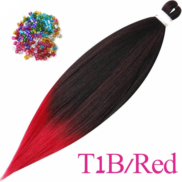 Lihui Synthetic Pre Stretched Yaki Straight Bundles
