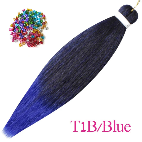 Lihui Synthetic Pre Stretched Yaki Straight Bundles
