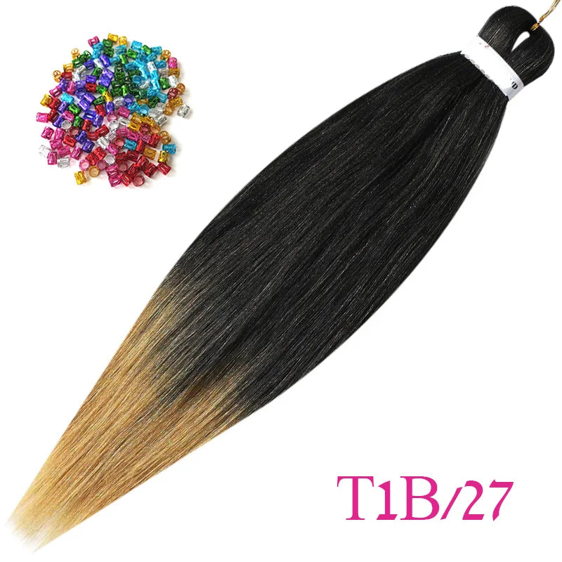 Lihui Synthetic Pre Stretched Yaki Straight Bundles