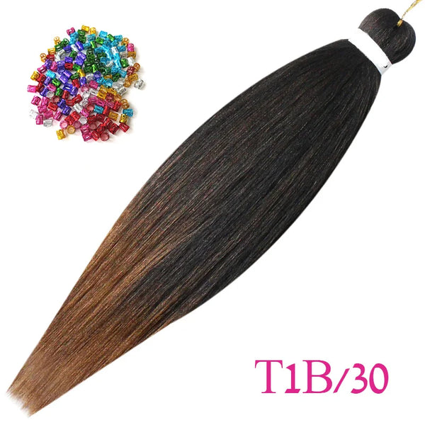 Lihui Synthetic Pre Stretched Yaki Straight Bundles