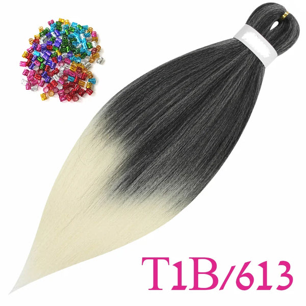 Lihui Synthetic Pre Stretched Yaki Straight Bundles