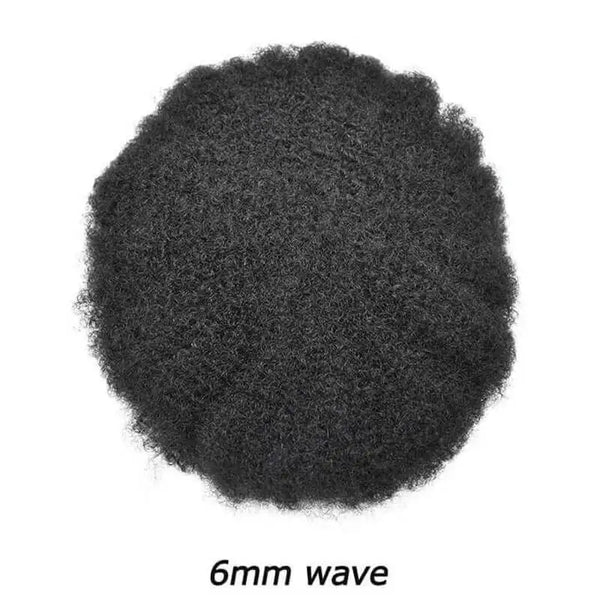 Ehairc 100% Curly Breathable Durable Human Hair Prosthesis