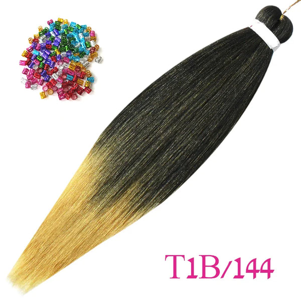Lihui Synthetic Pre Stretched Yaki Straight Bundles