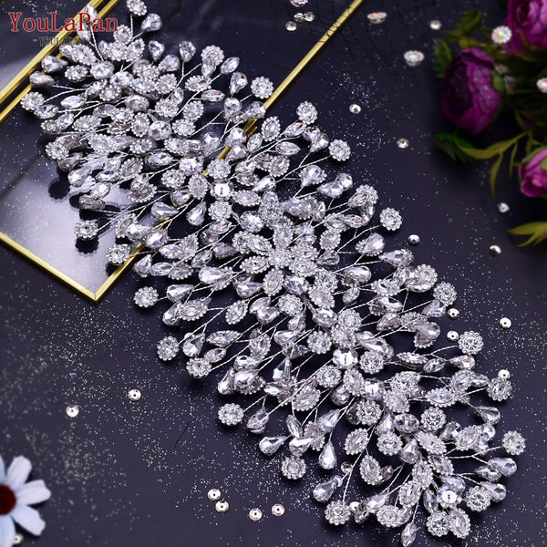 You LaPan Rhinestone Wedding Bride Headdress