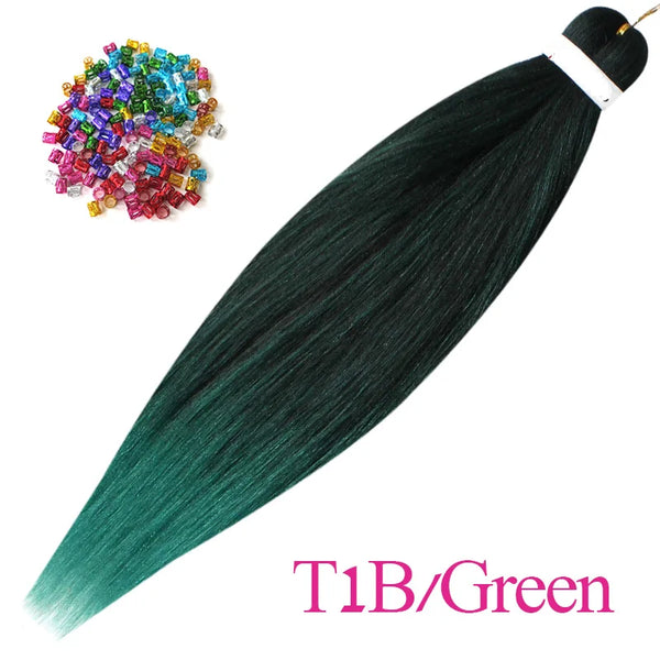 Lihui Synthetic Pre Stretched Yaki Straight Bundles