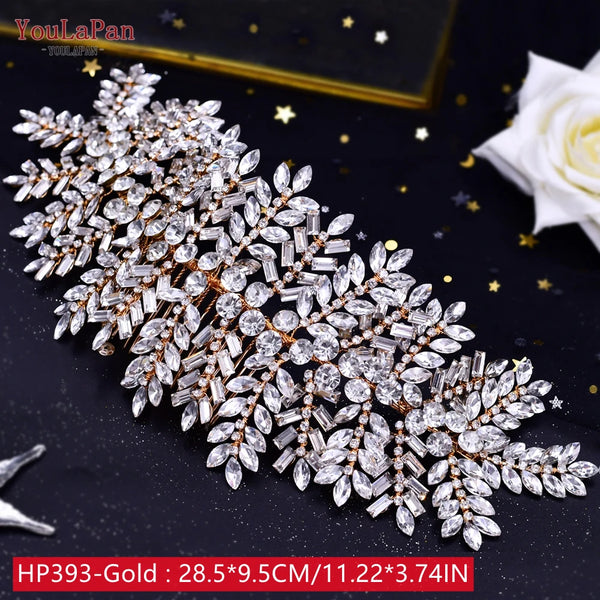 YouLaPan Rhinestone Hair Jewelry