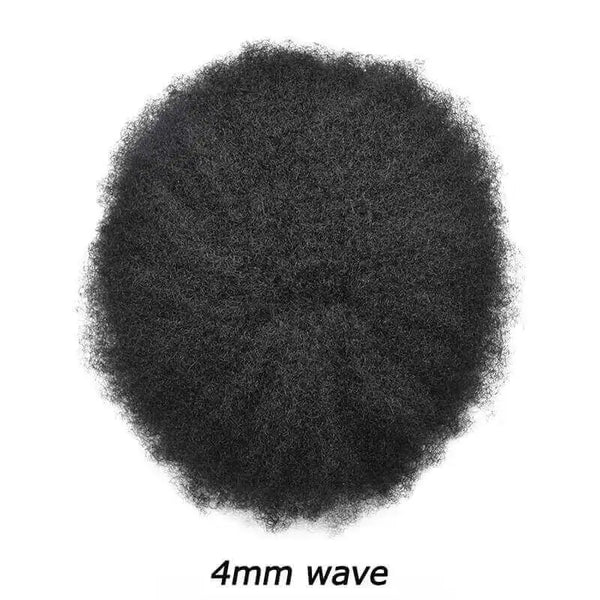 Ehairc 100% Curly Breathable Durable Human Hair Prosthesis