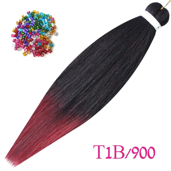 Lihui Synthetic Pre Stretched Yaki Straight Bundles