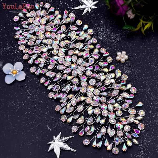 You LaPan Rhinestone Wedding Bride Headdress