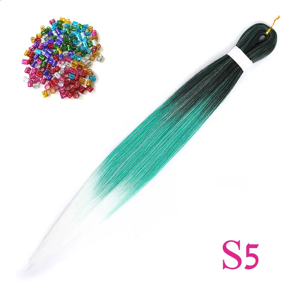 Lihui Synthetic Pre Stretched Yaki Straight Bundles