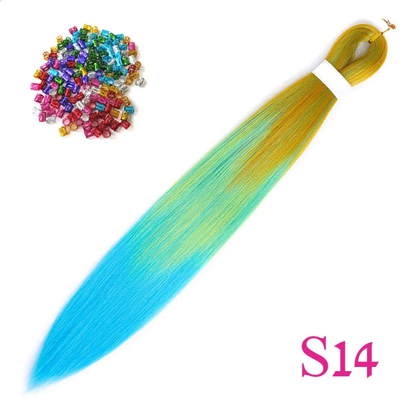 Lihui Synthetic Pre Stretched Yaki Straight Bundles