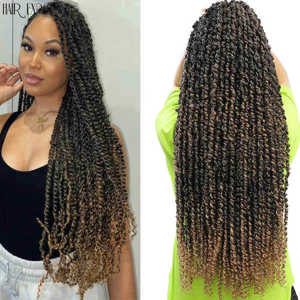 Hair Expo Synthetic 30" Passion Twist Pre-Looped Crochet Hair