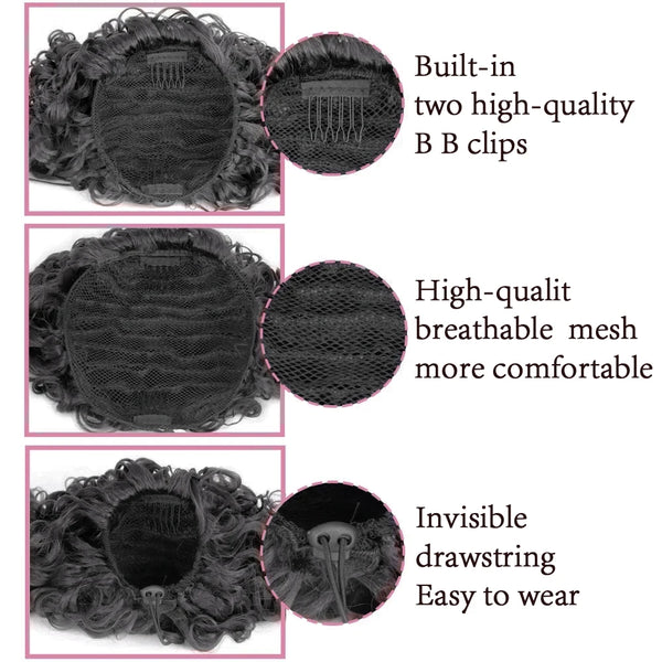 AZQUEEN Synthetic Heat-Resistant Ponytail