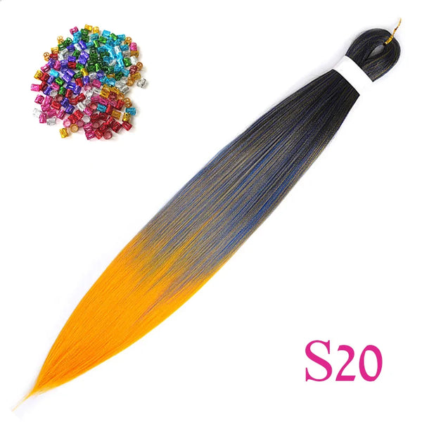 Lihui Synthetic Pre Stretched Yaki Straight Bundles