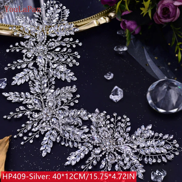 YouLaPan Rhinestone Hair Jewelry