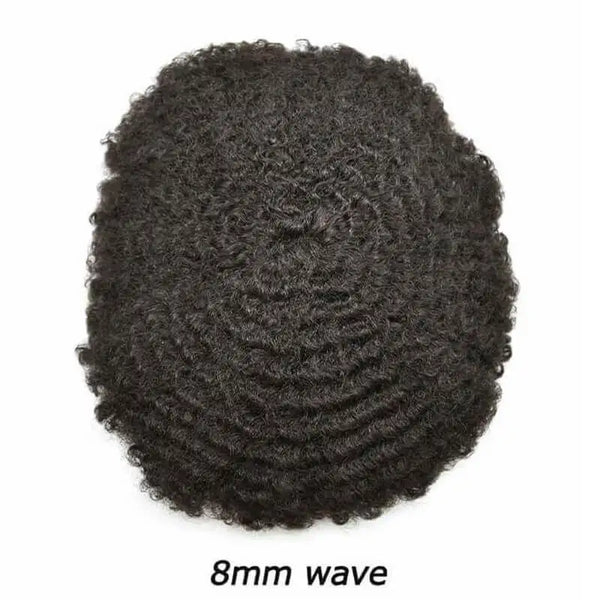 Ehairc 100% Curly Breathable Durable Human Hair Prosthesis