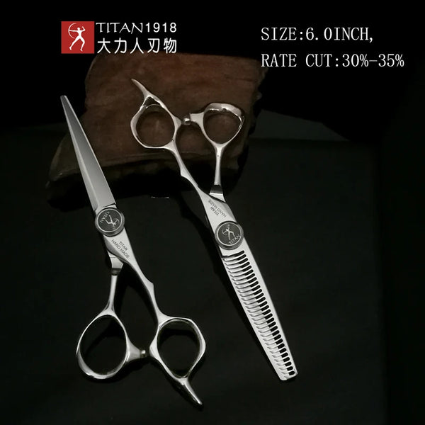 TITAN Professional Steel Hair Cutting/Thinning Set