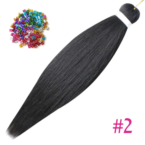 Lihui Synthetic Pre Stretched Yaki Straight Bundles