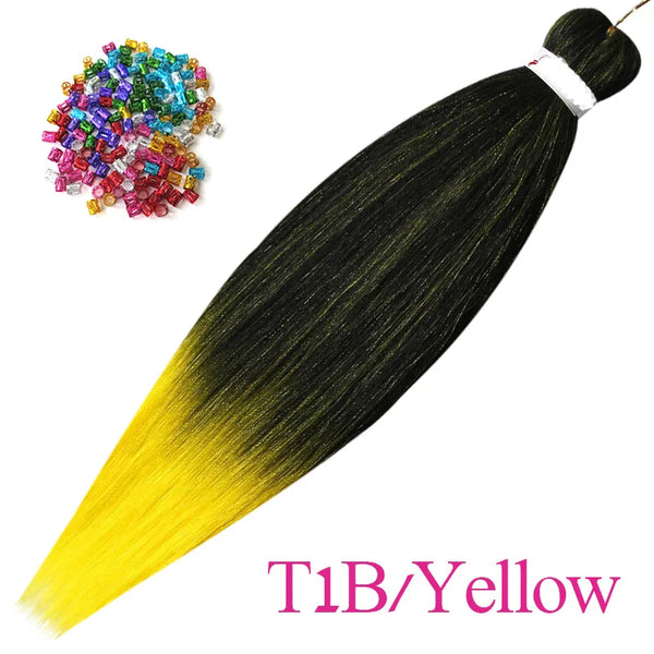 Lihui Synthetic Pre Stretched Yaki Straight Bundles