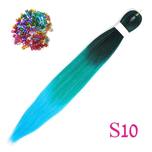 Lihui Synthetic Pre Stretched Yaki Straight Bundles