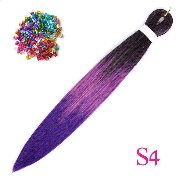 Lihui Synthetic Pre Stretched Yaki Straight Bundles