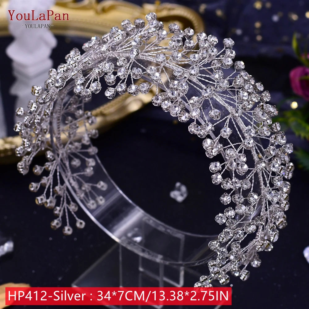 YouLaPan Rhinestone Hair Jewelry