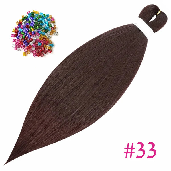Lihui Synthetic Pre Stretched Yaki Straight Bundles