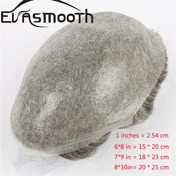 Evasmooth Indian Remy Human Hair Replacement System