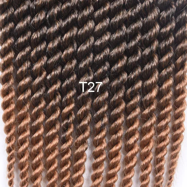 TOMO 12" 18" Synthetic Senegalese Crochet Hair Extensions