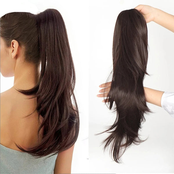 AOOSOO Synthetic Claw Clip-In Ponytail