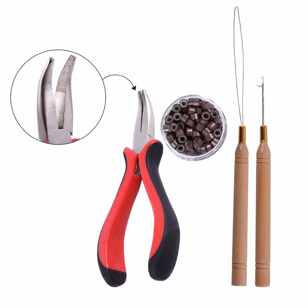 Ugeat Silicone Micro Links Hair Extension Tool Set