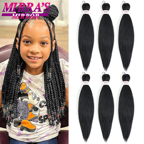 Mirra's Mirror Synthetic Yaki Straight Braiding Hair for Kids