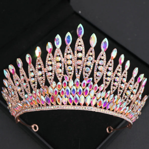 Forseven Baroque Crystal/Rhinestone Tiara