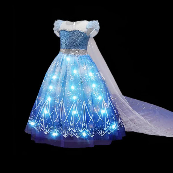 Elsa Princess Wig/Dress/Accessories