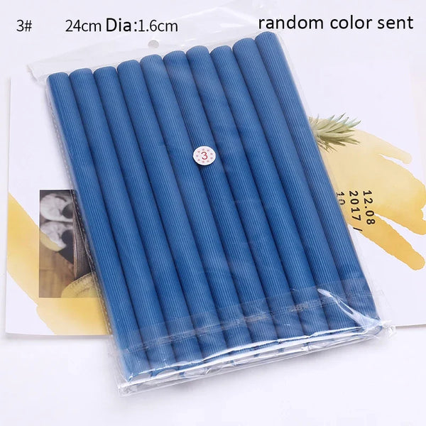 10 Pcs/Set Hair Roller Curling Sticks
