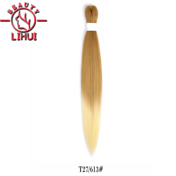 Lihui Synthetic Pre Stretched Yaki Straight Bundles