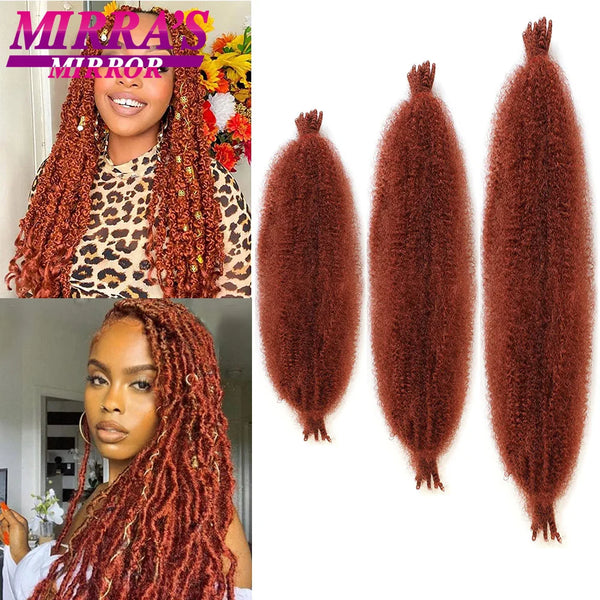 Mirra's Mirror Synthetic Kinky Twist Braiding Crochet Hair