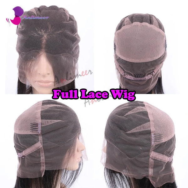 Anlimeer Brazilian Highlighted Body Wave Remy Human Hair Wig